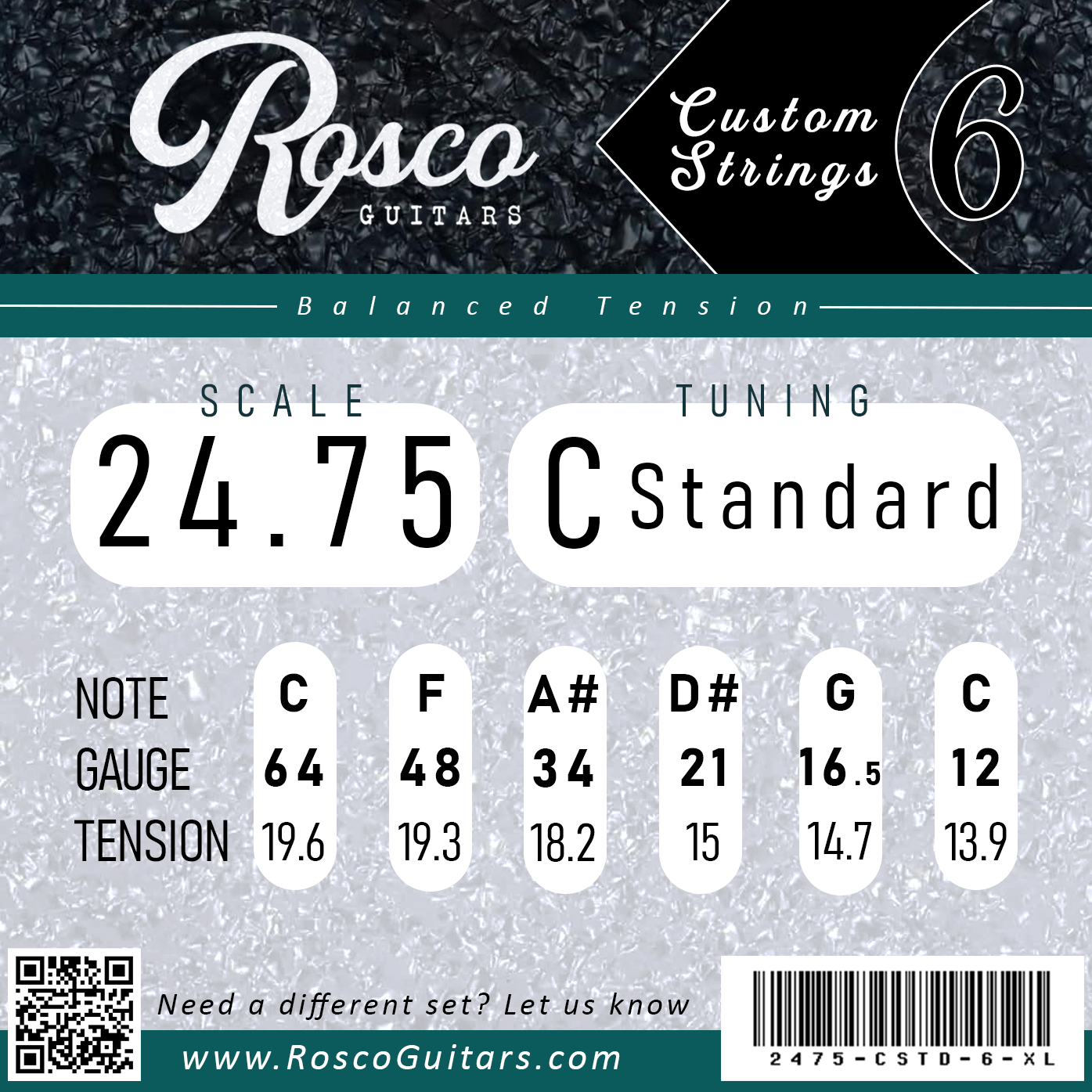 Custom Strings - 24.75" Guitar Scale Length image 5