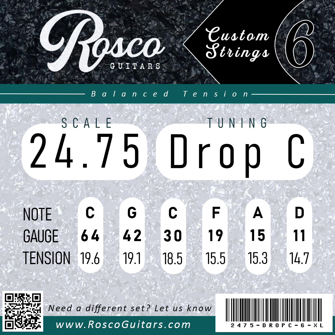 Custom Strings - 24.75" Guitar Scale Length image 4