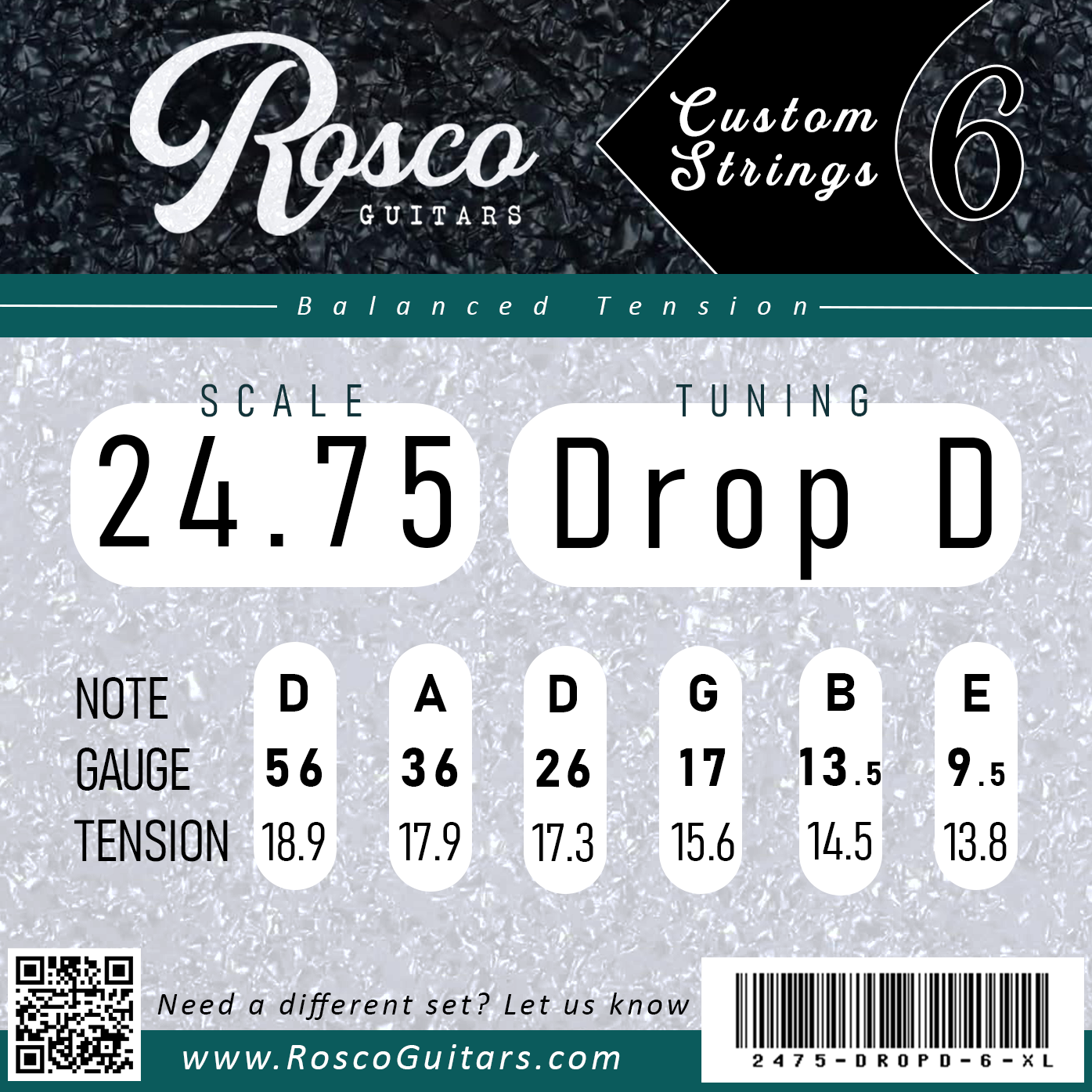 Custom Strings - 24.75" Guitar Scale Length image 2