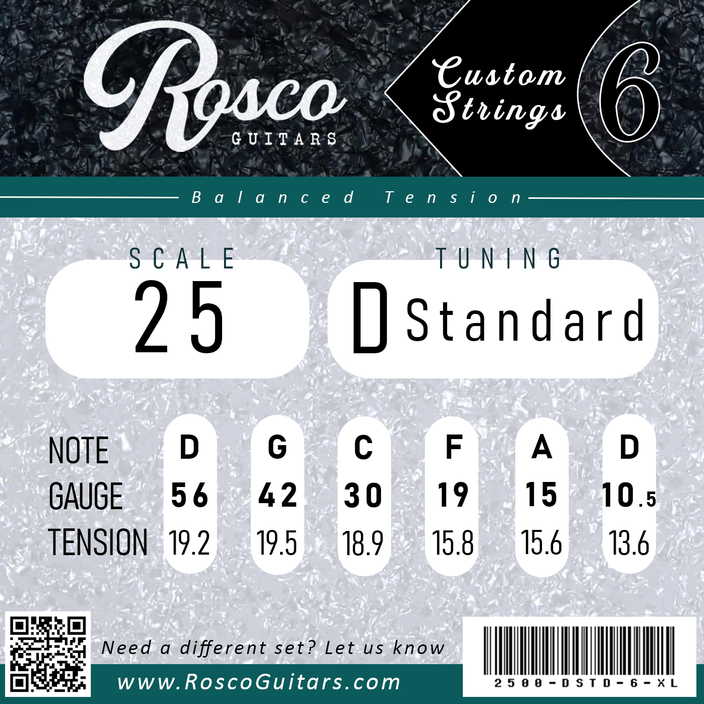 Custom Strings - 25" Guitar Scale Length image 3