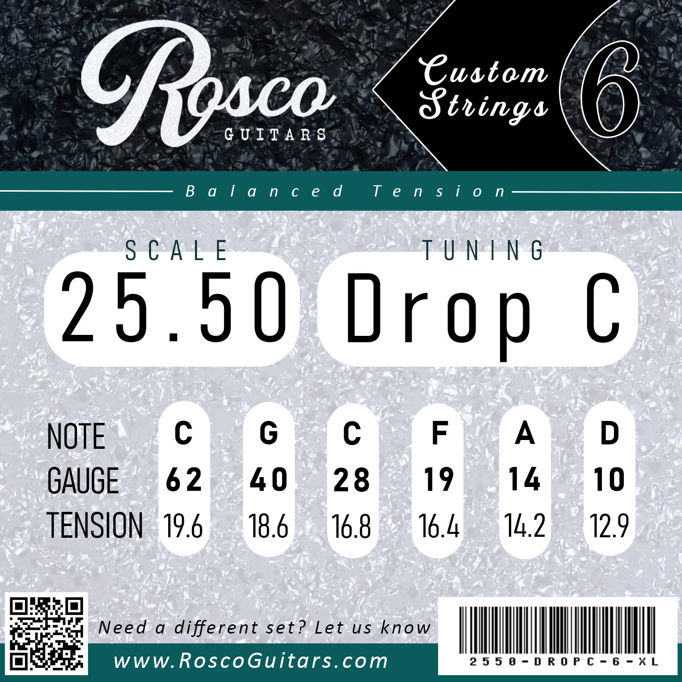 Custom Strings - 25.5" Guitar Scale Length image 4