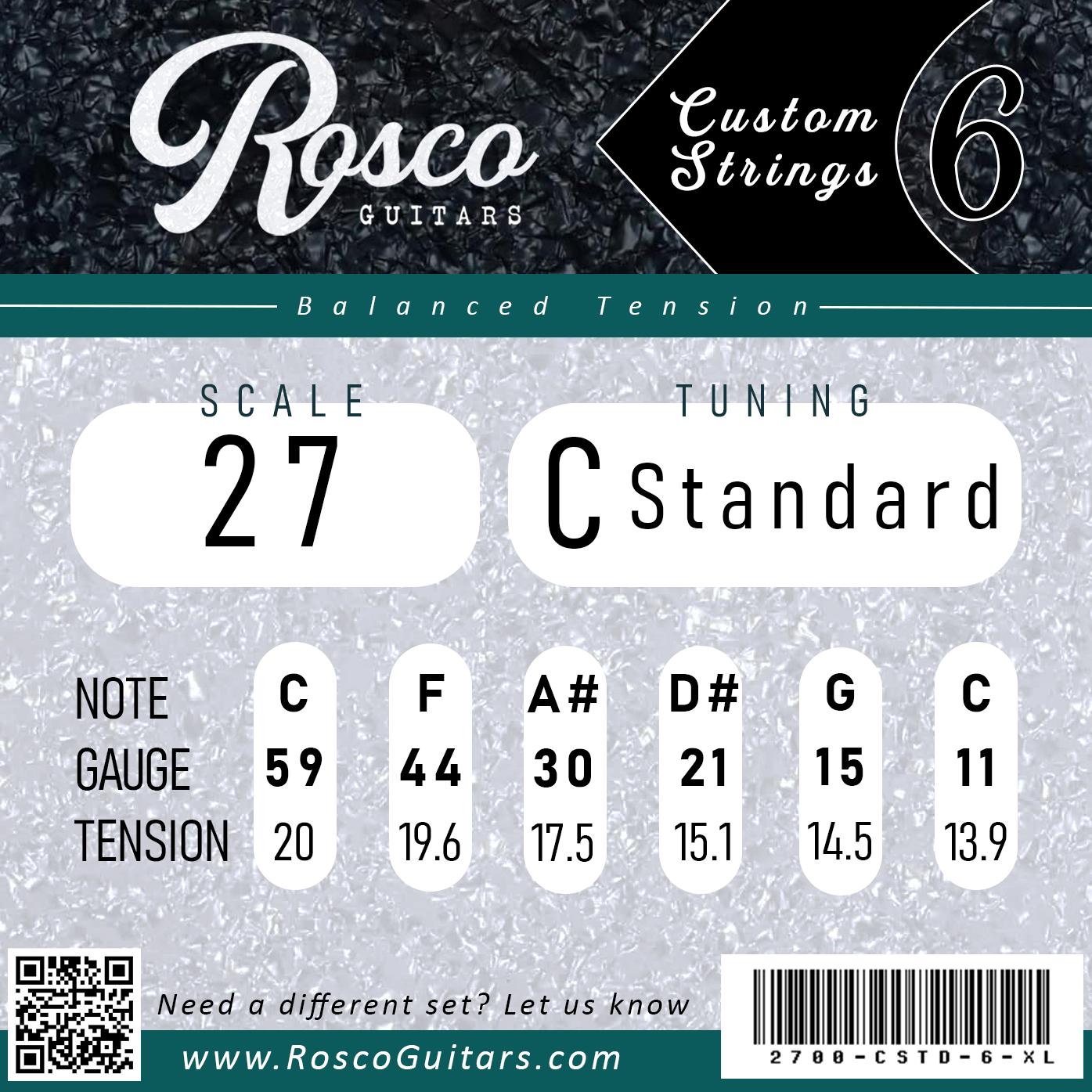 Custom Strings - 27" Guitar Scale Length image 5