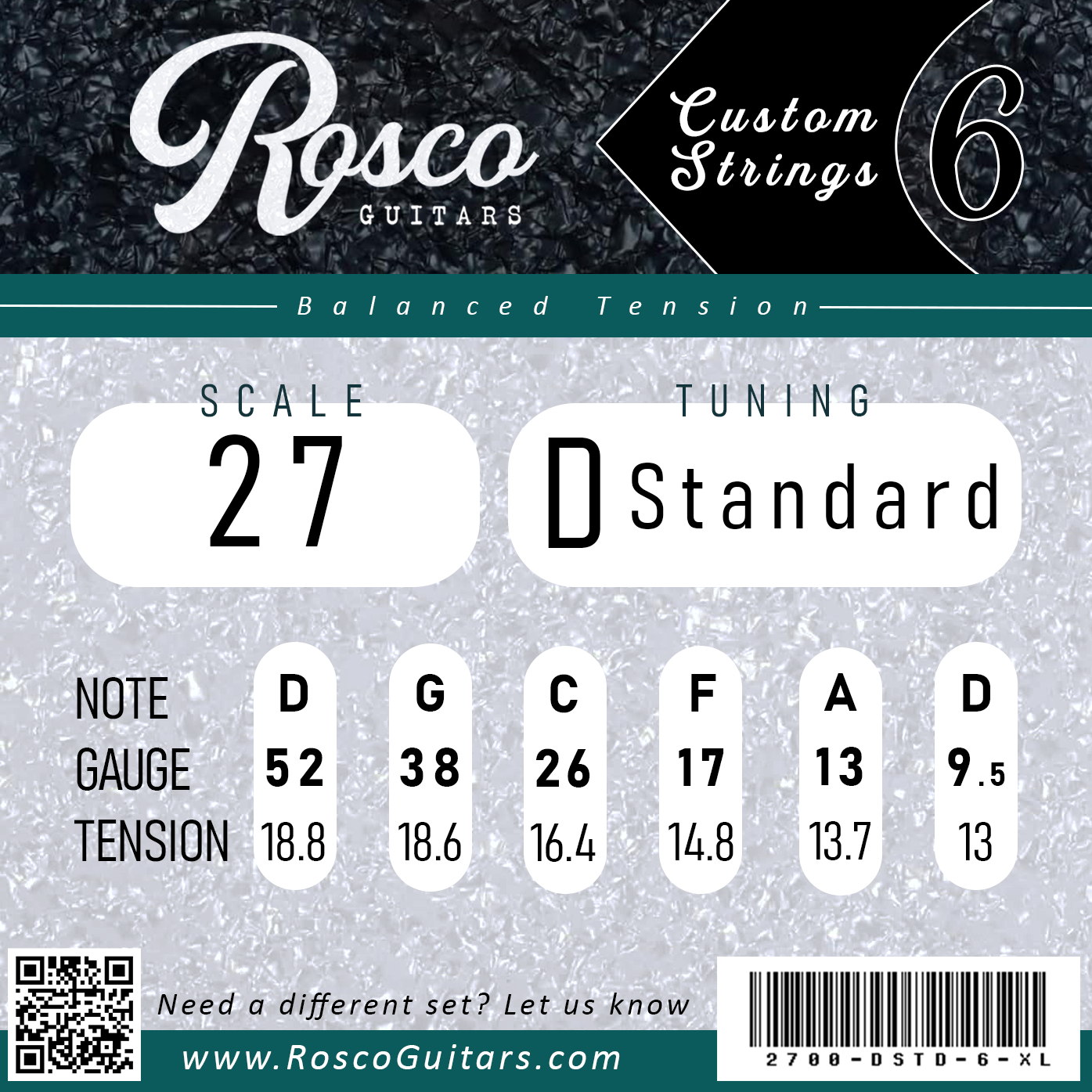Custom Strings - 27" Guitar Scale Length image 3
