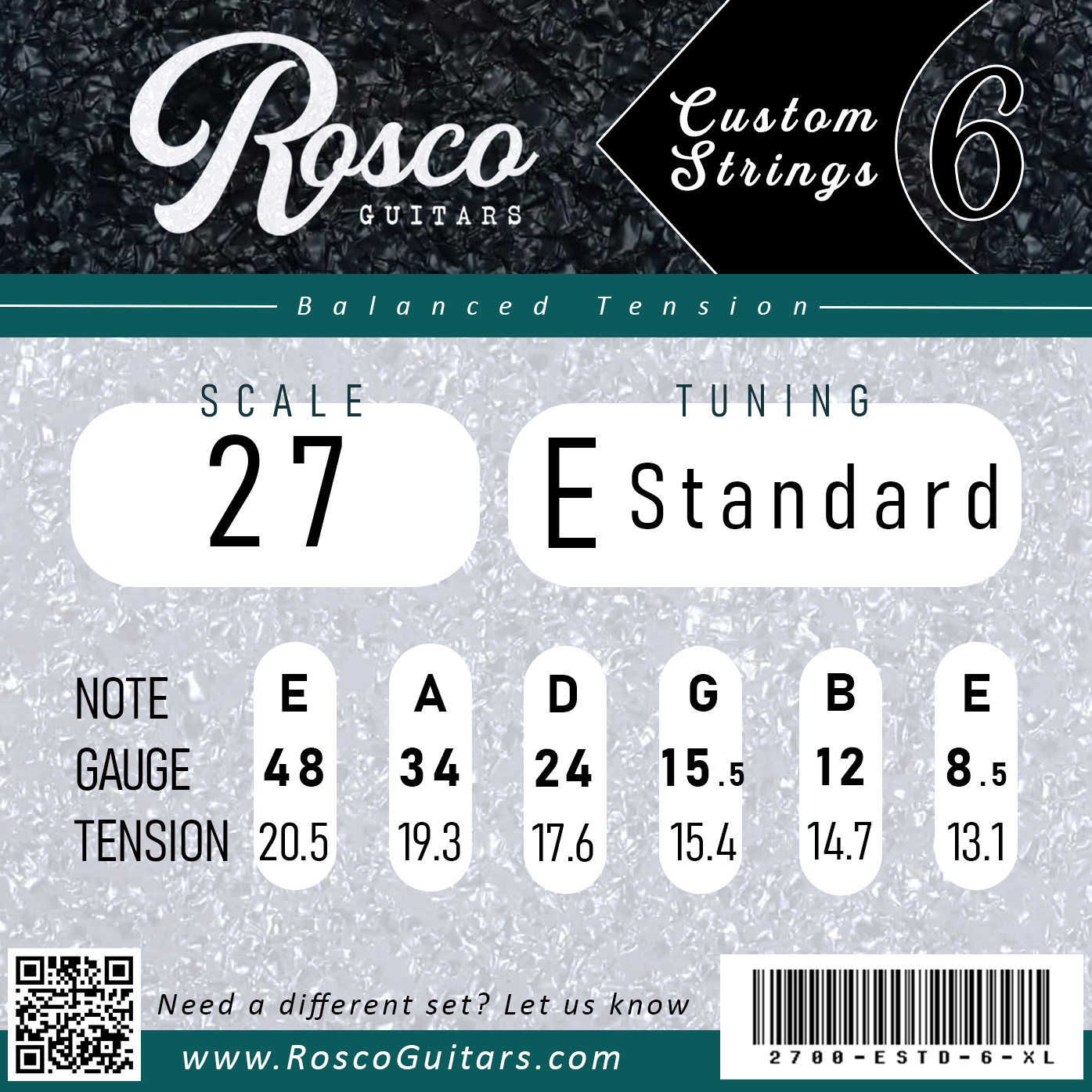 Custom Strings - 27" Guitar Scale Length image 1