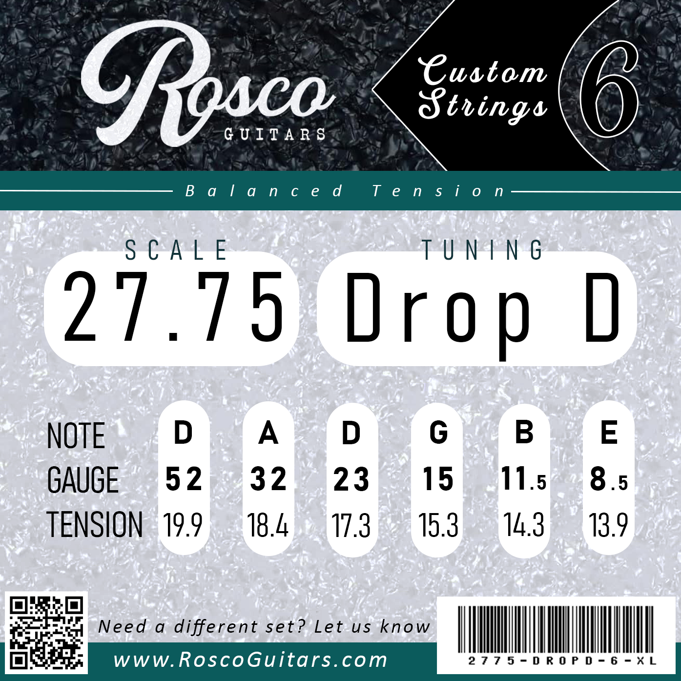Custom Strings - 27.75" Guitar Scale Length image 2