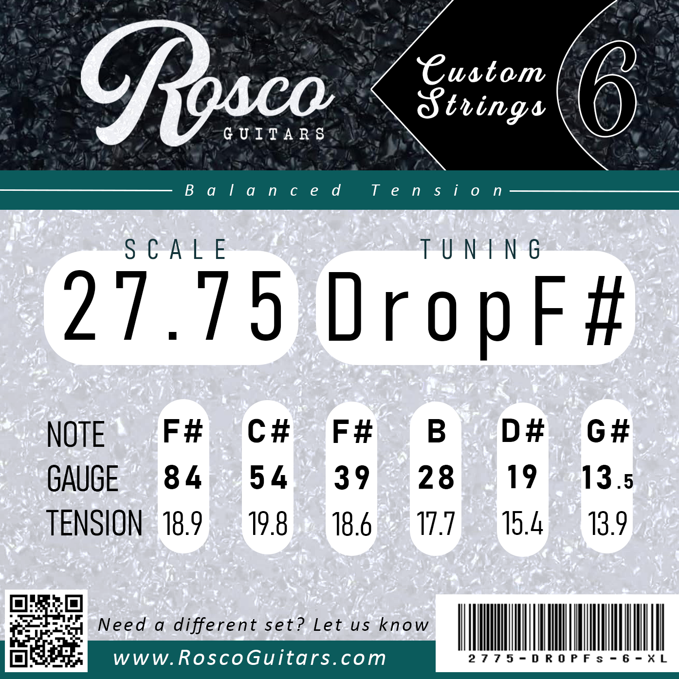 Custom Strings - 27.75" Guitar Scale Length image 9
