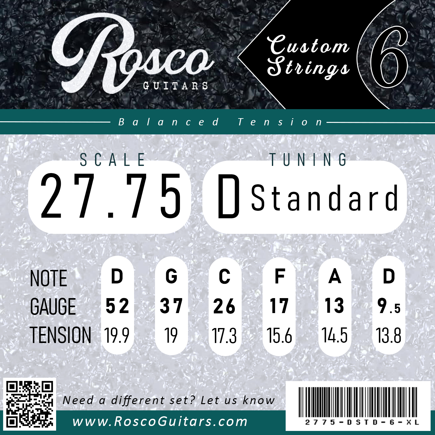 Custom Strings - 27.75" Guitar Scale Length image 3